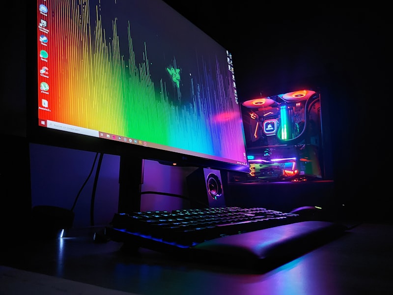Private streaming booth with lighting rig